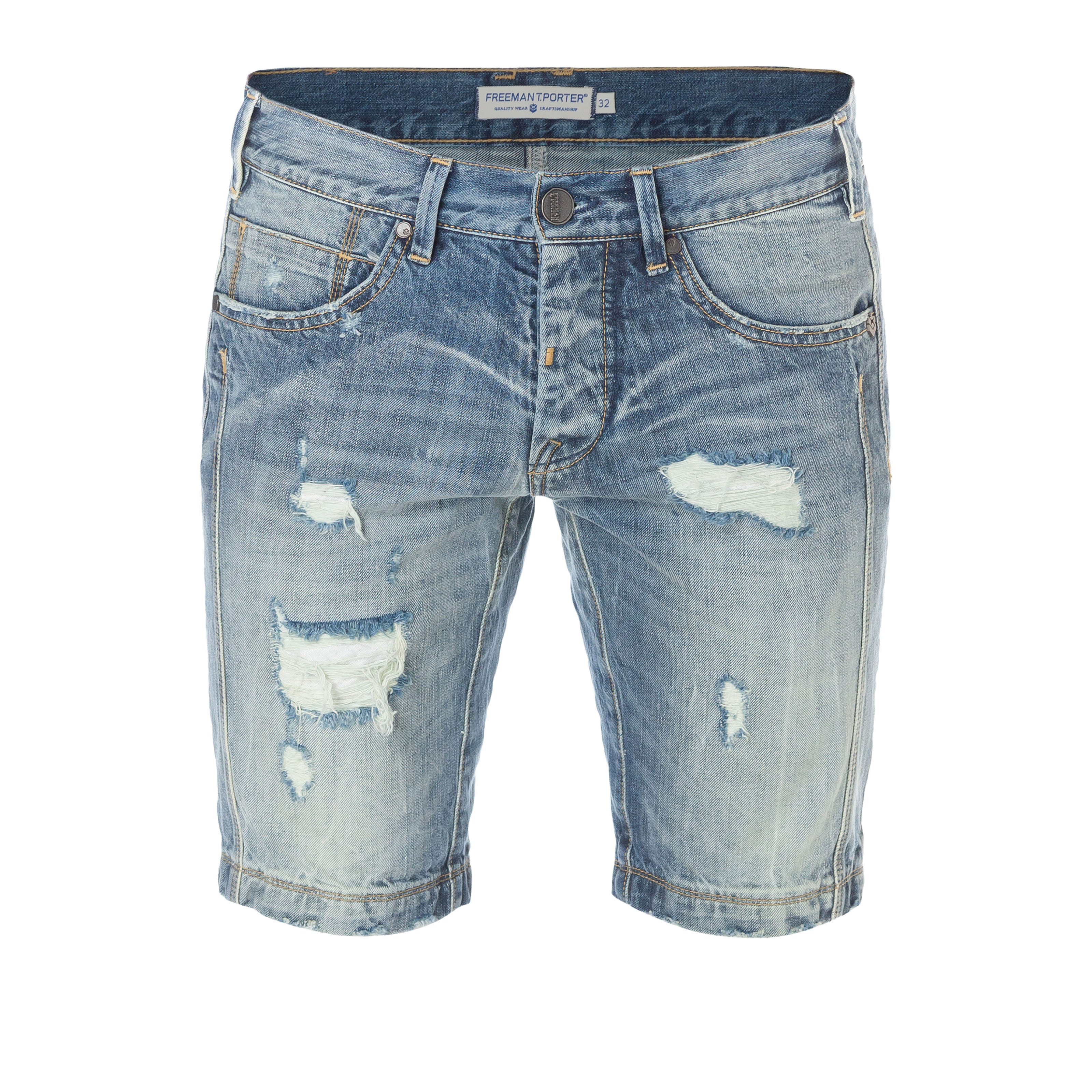Freeman T. Porter Jeans-Shorts passend zum neuen Love, Peace and Festivals-Style